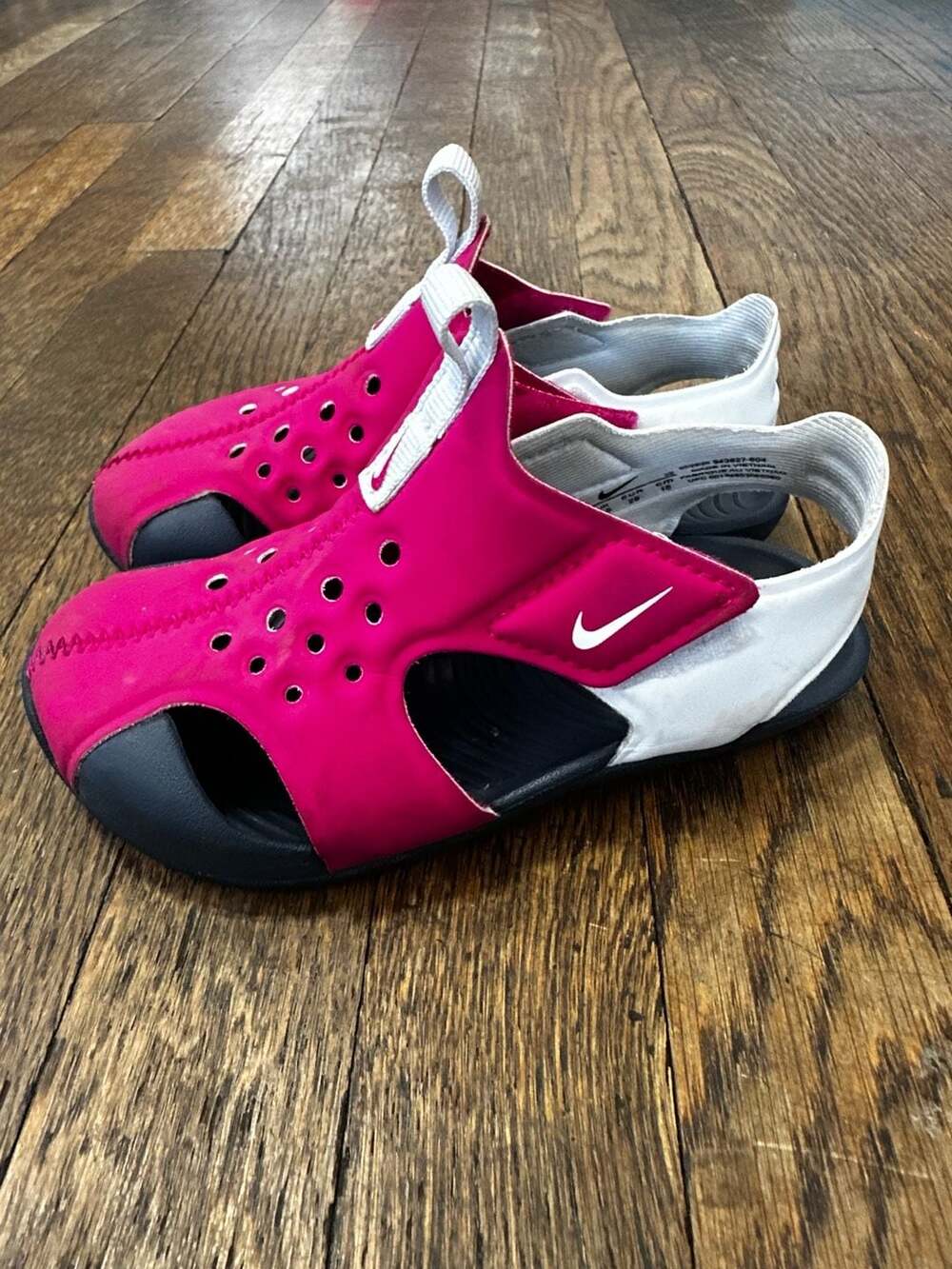 Nike Sunray Protect 2 Toddler Sandals Size 9C Pink White